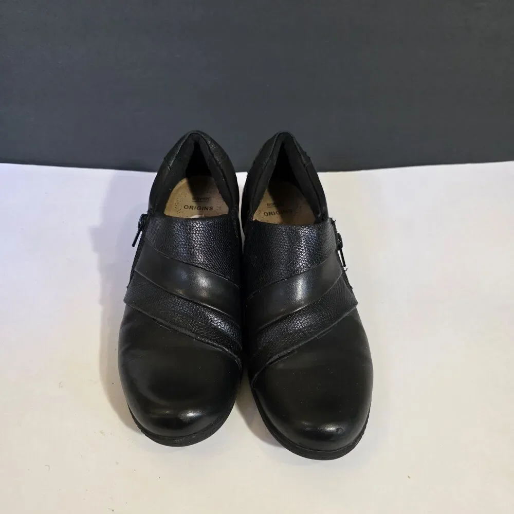 Earth Origins Womens Loafers Black Sz 8.5 M